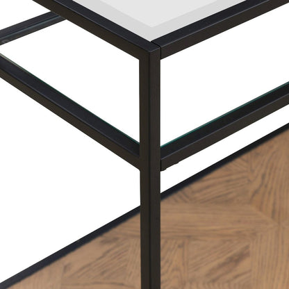 Bedford Sofa Table for Living Room - Weathered Oak