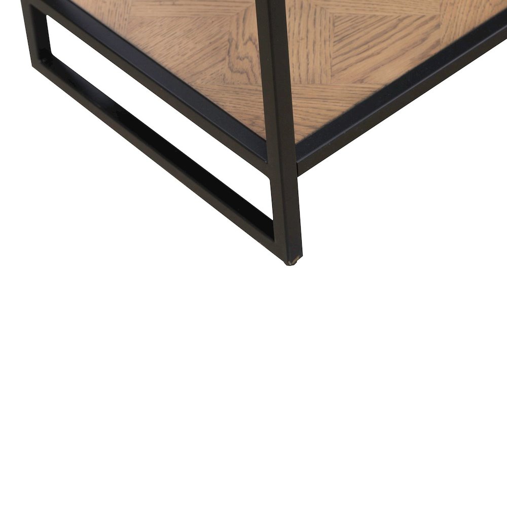 Bedford Sofa Table for Living Room - Weathered Oak