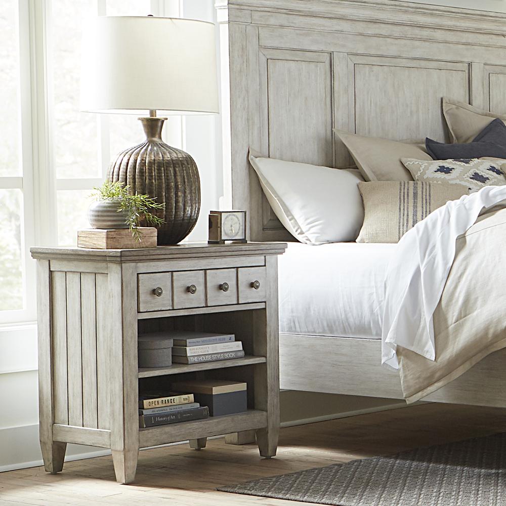 1 Drawer Night Stand w/ Charging Station