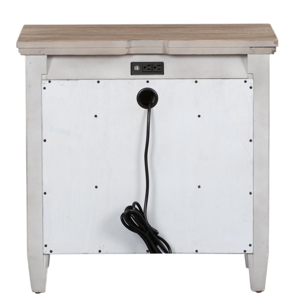 1 Drawer Night Stand w/ Charging Station