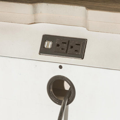 1 Drawer Night Stand w/ Charging Station