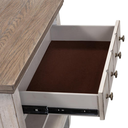 1 Drawer Night Stand w/ Charging Station