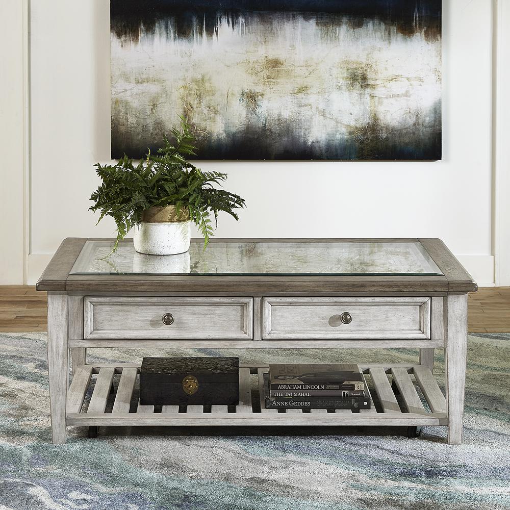 Rectangular Ceiling Tile Cocktail Table