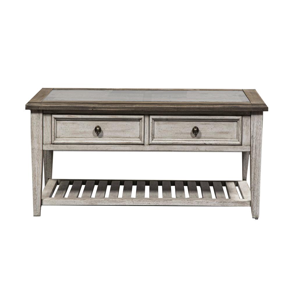 Rectangular Ceiling Tile Cocktail Table