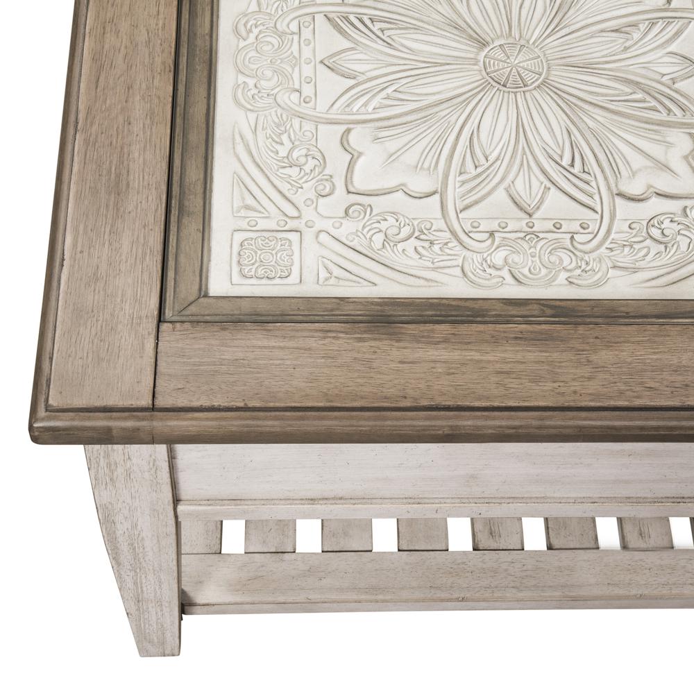 Rectangular Ceiling Tile Cocktail Table