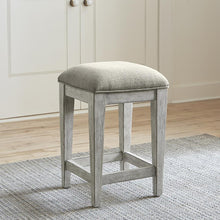 Upholstered Console Stool