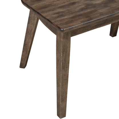 Midland Falls Spindle Back Bench (RTA) - Rustic Brown