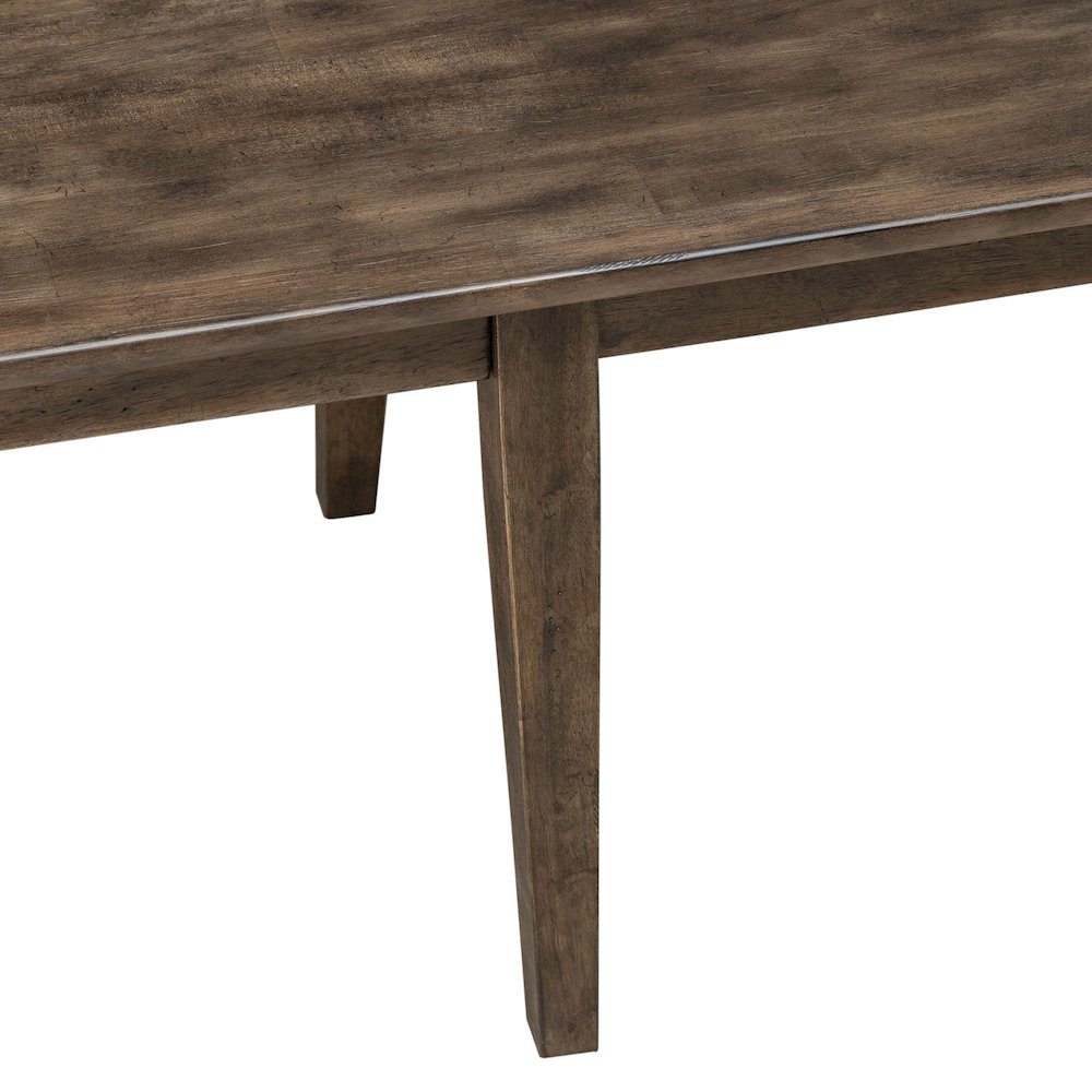 Midland Falls Spindle Back Bench (RTA) - Rustic Brown
