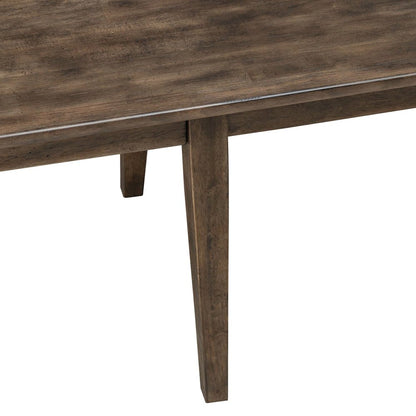 Midland Falls Spindle Back Bench (RTA) - Rustic Brown