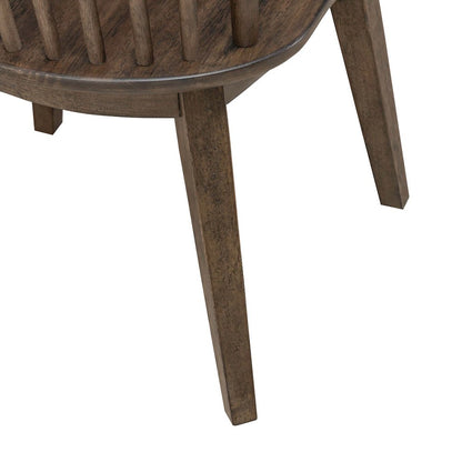 Midland Falls Spindle Back Side Chair (RTA) - Set of 2 - Rustic Brown