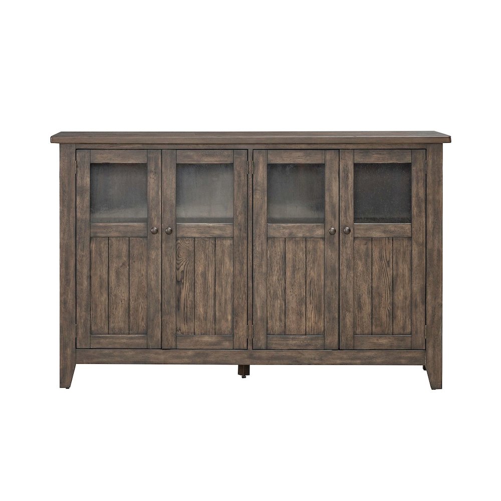 Midland Falls Buffet - Rustic Brown Wood