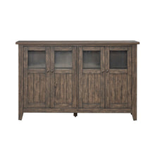 Midland Falls Buffet - Rustic Brown Wood