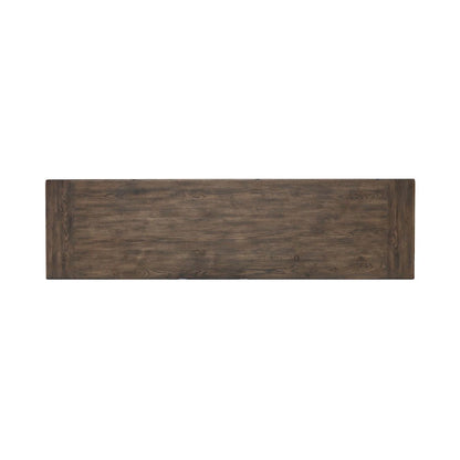 Midland Falls Buffet - Rustic Brown Wood
