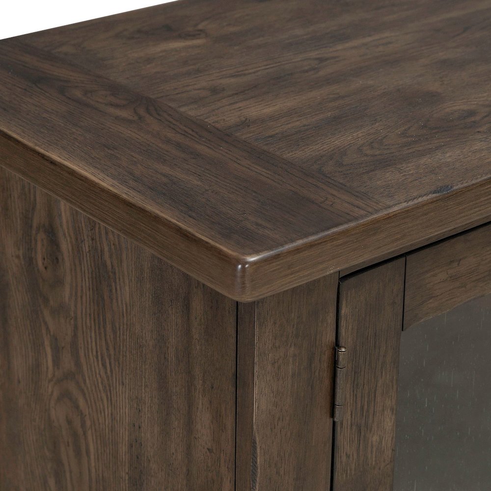 Midland Falls Buffet - Rustic Brown Wood
