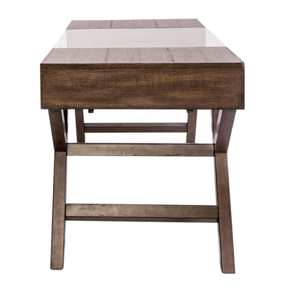 Lennox Writing Desk in Weathered Chestnut