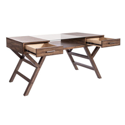 Lennox Writing Desk in Weathered Chestnut