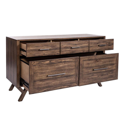 Lennox Credenza in Weathered Chestnut
