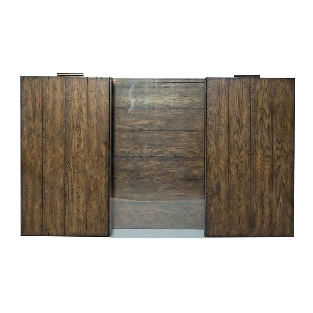 Lennox Display Cocktail Table in Weathered Chestnut