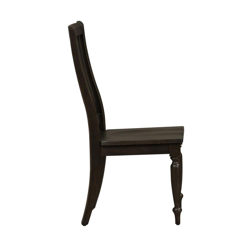 Harvest Home Slat Back Side Chair (RTA) in Chalkboard