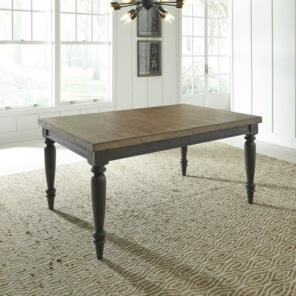 Harvest Home 5 Piece Reactangular Table Set in Chalkboard