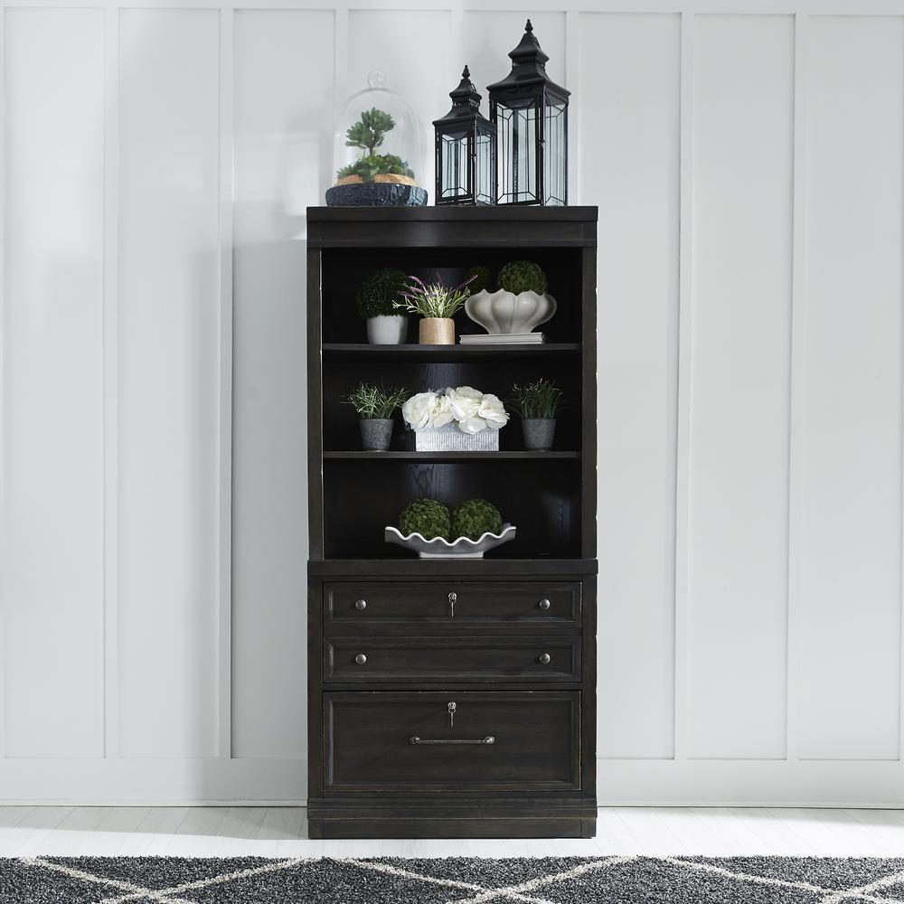 2 Piece Hutch & Cabinet Set in Chalkboard