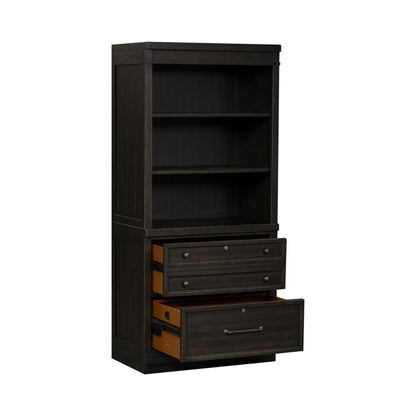 2 Piece Hutch & Cabinet Set in Chalkboard