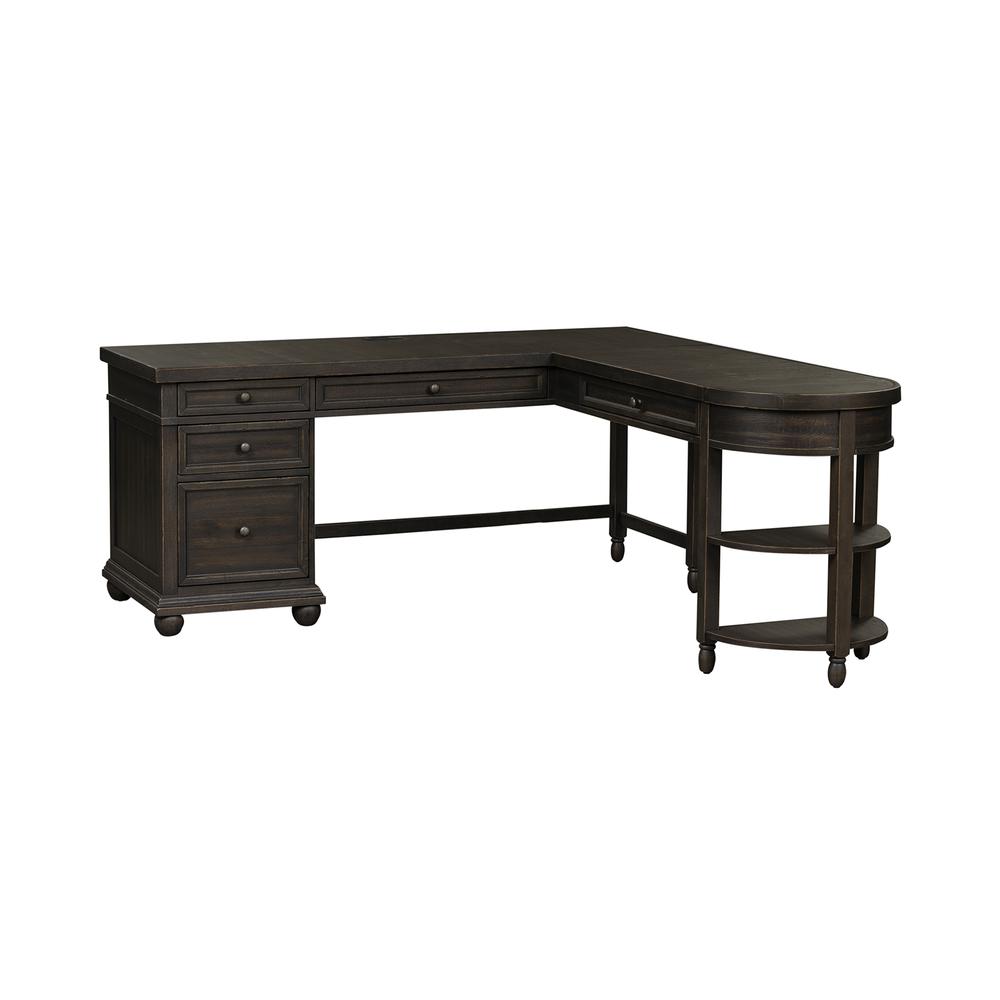 Harvest Home L Shaped Desk Set in Chalkboard