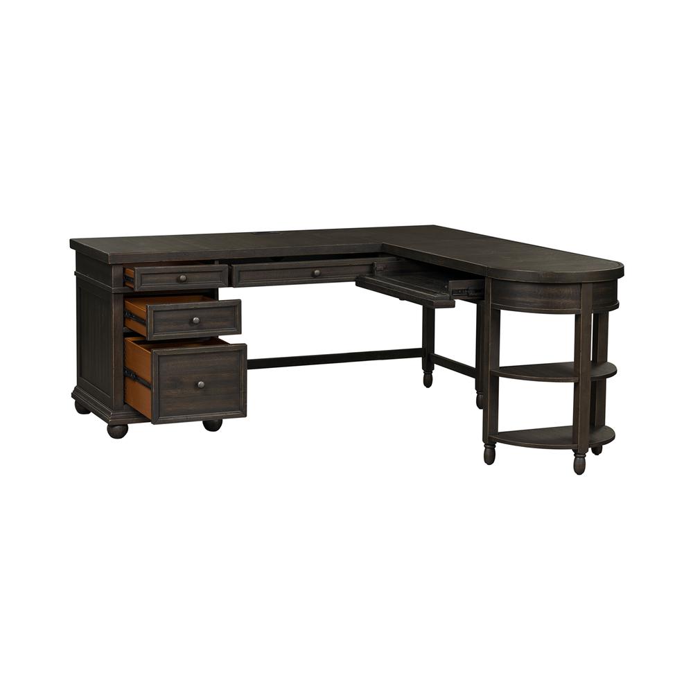 Harvest Home L Shaped Desk Set in Chalkboard
