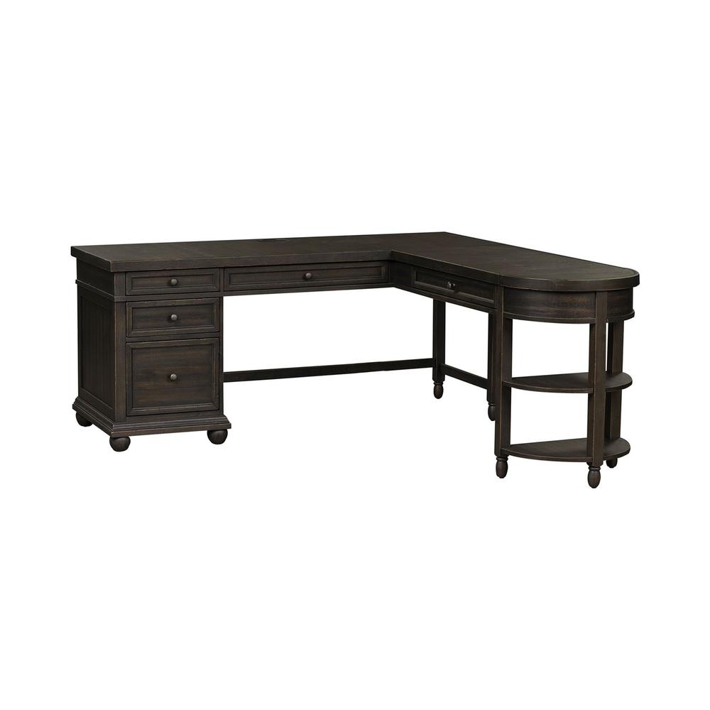 Harvest Home Optional L Shaped Desk Set in Chalkboard