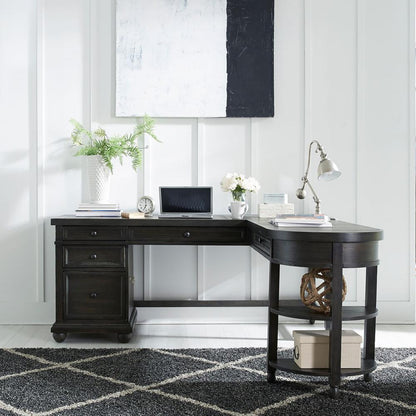 Harvest Home Optional L Shaped Desk Set in Chalkboard