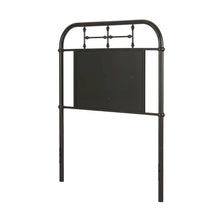 Twin Distressed Metal Headboard, Vintage Design, Sturdy Metal Tube Construction