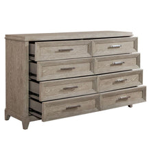 Belmar 8 Drawer Dresser in Washed Taupe