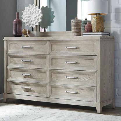 Belmar 8 Drawer Dresser in Washed Taupe