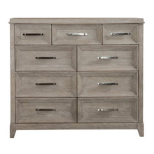 Belmar 9 Drawer Bureau Dresser in Washed Taupe