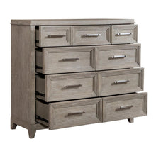 Belmar 9 Drawer Bureau Dresser in Washed Taupe