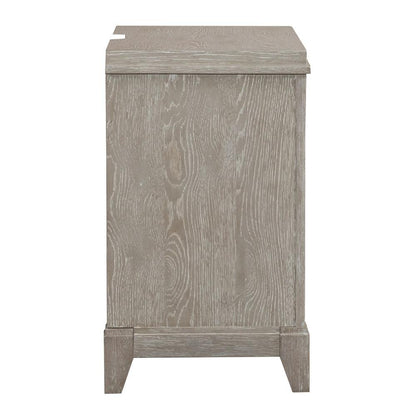 Belmar 3 Drawer Night Stand in Washed Taupe