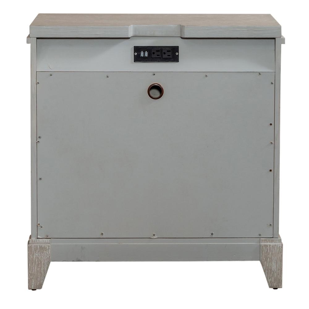 Belmar 3 Drawer Night Stand in Washed Taupe