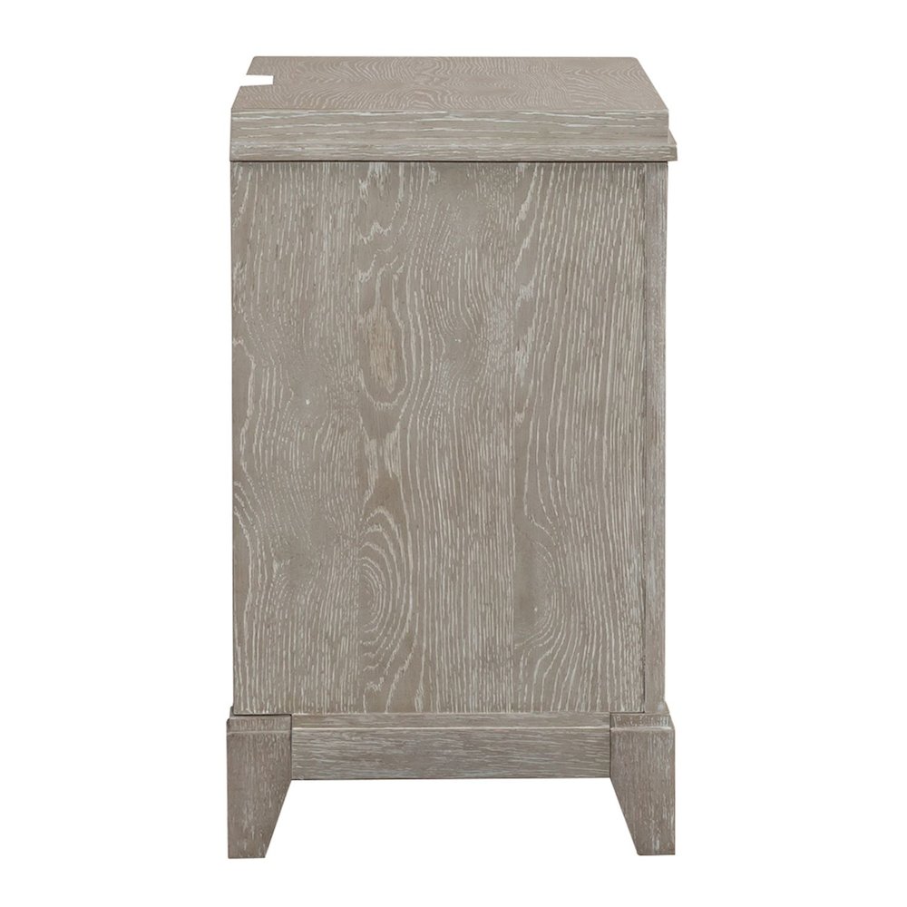 Belmar 3 Drawer Night Stand in Washed Taupe