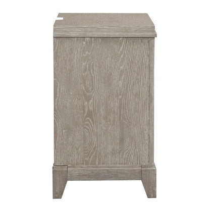 Belmar 3 Drawer Night Stand in Washed Taupe