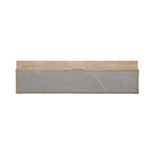 Millstone Console Bar Table, USB Charging Station - Nutmeg Oak Wood