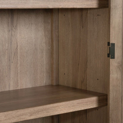 Haven Hills Armoire with Drawers, Adjustable Shelves - Camel Beige