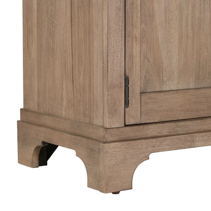 Haven Hills Armoire with Drawers, Adjustable Shelves - Camel Beige