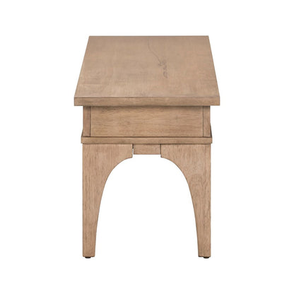 Haven Hills Bed Bench with Hidden Under-Seat Storage 18" Height - Camel Beige