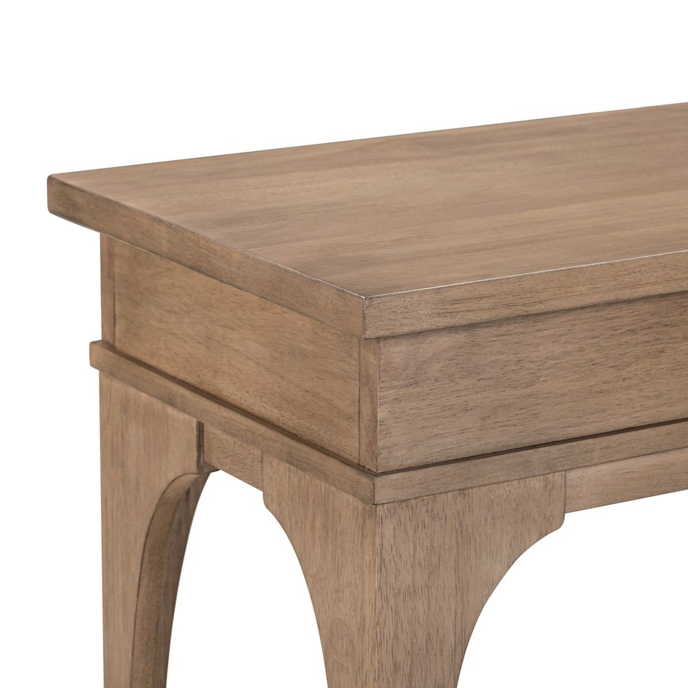 Haven Hills Bed Bench with Hidden Under-Seat Storage 18" Height - Camel Beige