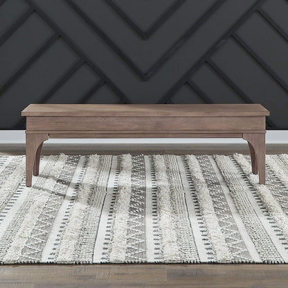 Haven Hills Bed Bench with Hidden Under-Seat Storage 18" Height - Camel Beige
