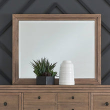 Haven Hills Dresser Mount Landscape Mirror - Camel Beige