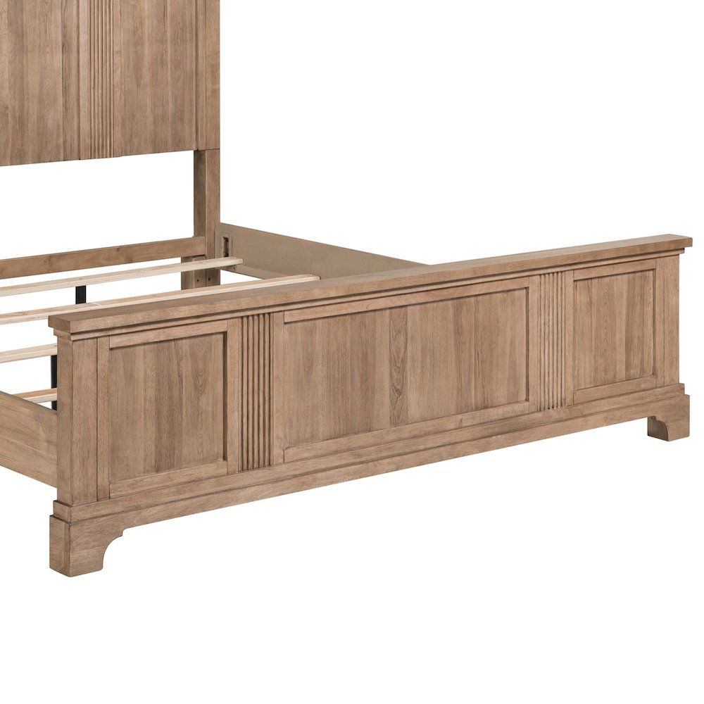 Haven Hills King Panel Bed Frame - Camel Beige