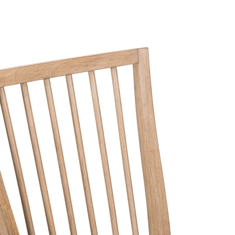 Haven Hills Spindle Back Side Chair - Tall Back, Upholstered Seat - Camel Beige