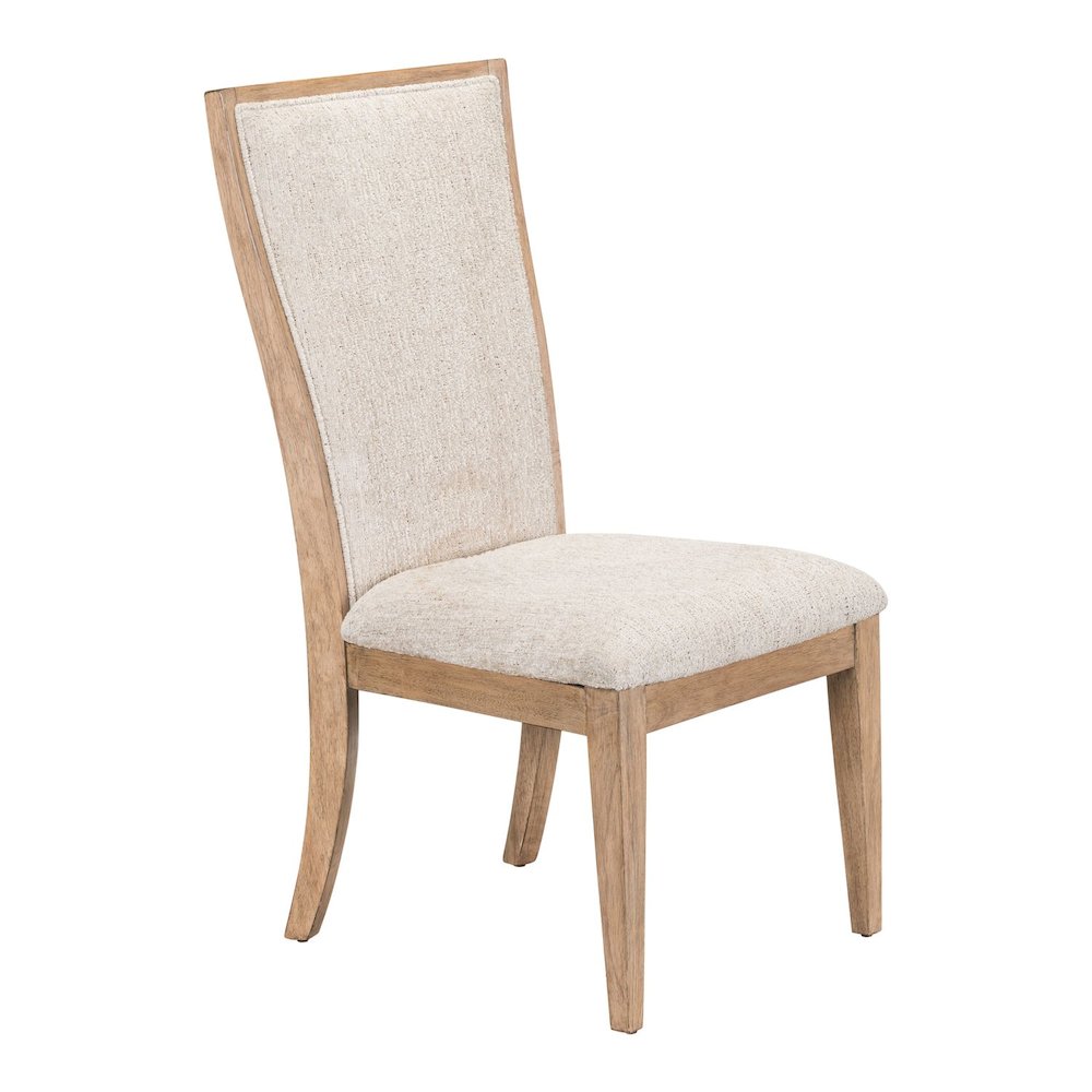 Haven Hills Upholstered Side Chair - Tall Back, Upholstered Seat - Camel Beige