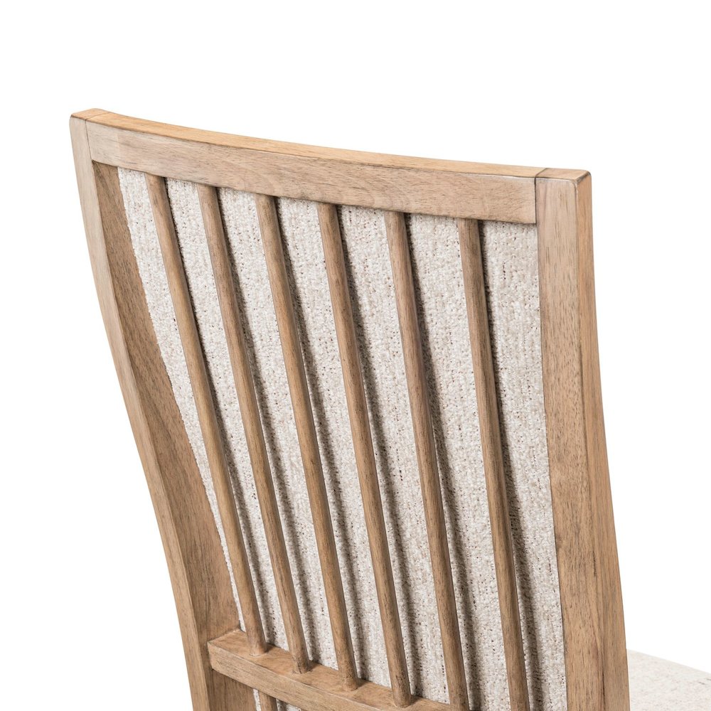 Haven Hills Upholstered Side Chair - Tall Back, Upholstered Seat - Camel Beige